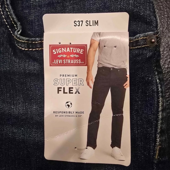 Levi's Men's Slim Fit Jeans - Black - Picture 1 of 6